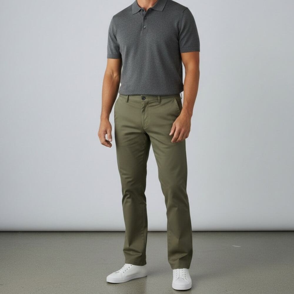 Dockers All Day Khaki Pants NWT Men's Sz 36x30 Brown-Gray Straight Leg Classic
